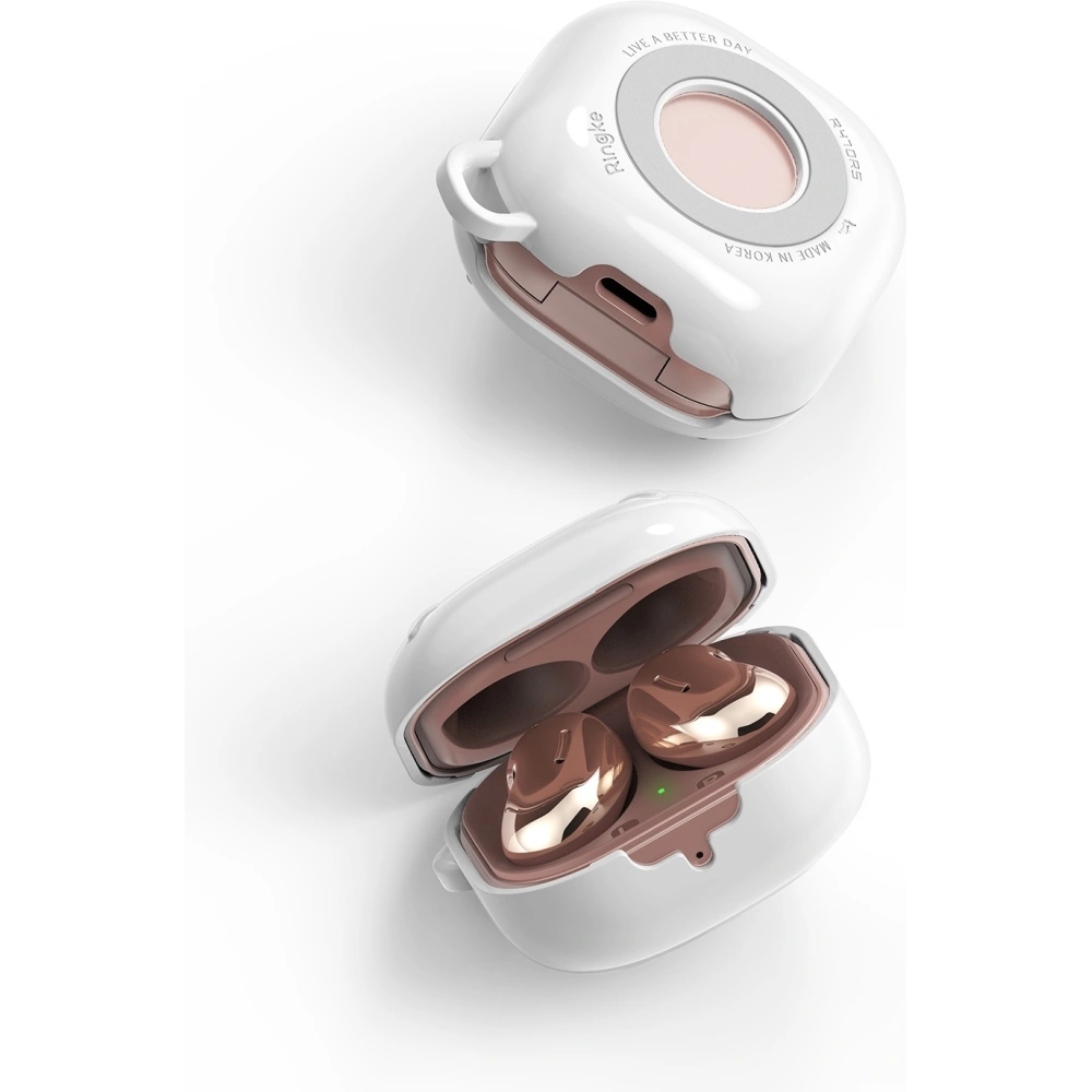 Etui Ringke Slim-X Samsung Galaxy Buds 2/2 Pro/Live/Pro Glossy White