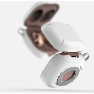 Kup Etui Ringke Slim-X Samsung Galaxy Buds 2/2 Pro/Live/Pro Glossy White - RGK1296WHT - {ean13} - Sklep Home Screen