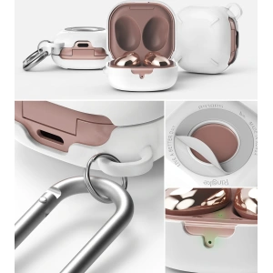 Kup Etui Ringke Slim-X Samsung Galaxy Buds 2/2 Pro/Live/Pro Glossy White - RGK1296WHT - {ean13} - Sklep Home Screen