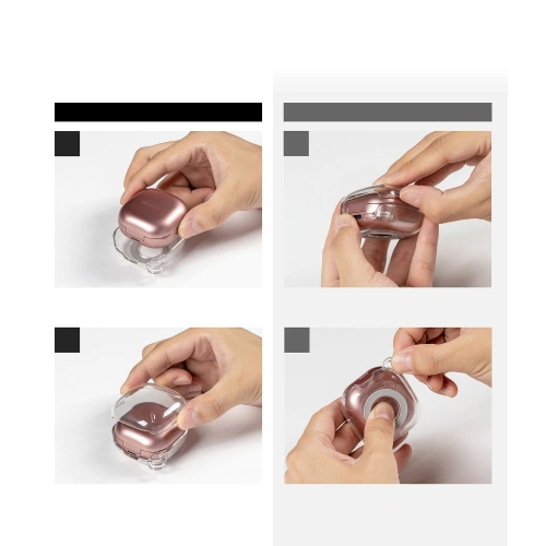 Kup Etui Ringke Slim-X Samsung Galaxy Buds 2/2 Pro/Live/Pro Glossy White - RGK1296WHT - {ean13} - Sklep Home Screen