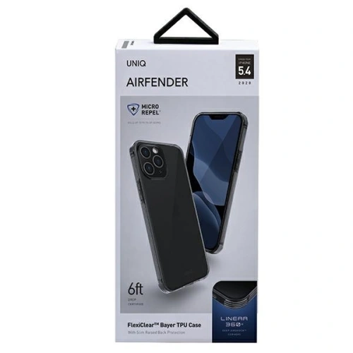 Kup Apple UNIQ Air Fender Tasche iPhone 12 mini grau/rauchgrau getönt - UNIQ252GRY - {ean13} - Sklep Home Screen