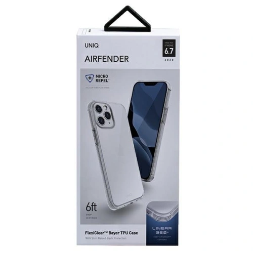 Kup Etui UNIQ Air Fender Apple iPhone 12 Pro Max nude áttetsző - UNIQ254CL - {ean13} - Sklep Home Screen