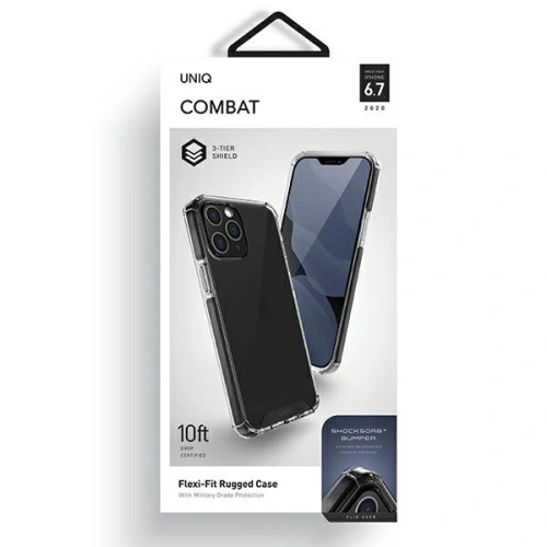 Kup Etui UNIQ Combat Apple iPhone 12 Pro Max czarny/carbon black - UNIQ263BLK - {ean13} - Sklep Home Screen