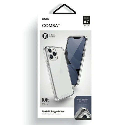Kup Etui UNIQ Combat Apple iPhone 12 Pro Max przezroczysty/crystal clear - UNIQ264CL - {ean13} - Sklep Home Screen