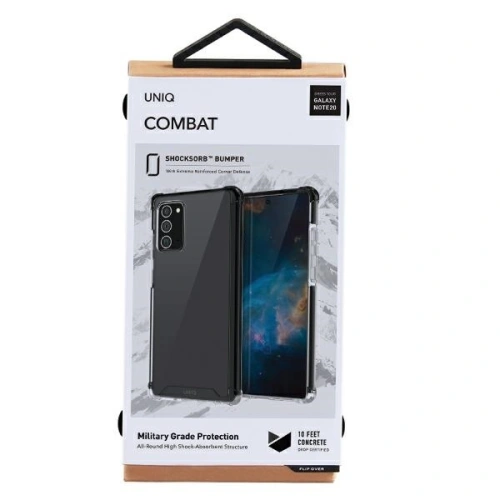 Kup Etui UNIQ Combat Samsung Galaxy Note 20 černý/carbon black - UNIQ267BLK - {ean13} - Sklep Home Screen
