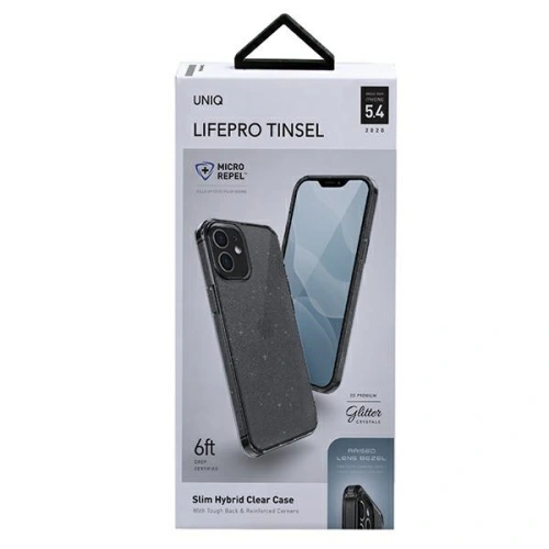 Buy UNIQ LifePro Tinsel Apple iPhone 12 mini vapour smoke - UNIQ272SM - {ean13} - Home Screen Store Europe