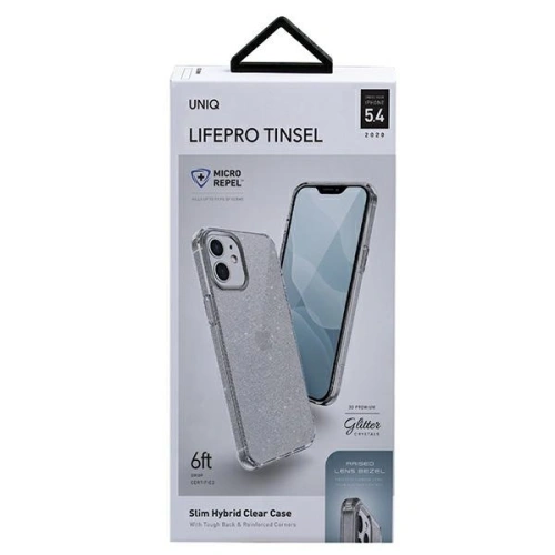 Kup Etui UNIQ LifePro Tinsel Apple iPhone 12 mini transparent/clar lucent - UNIQ273CL - {ean13} - Sklep Home Screen