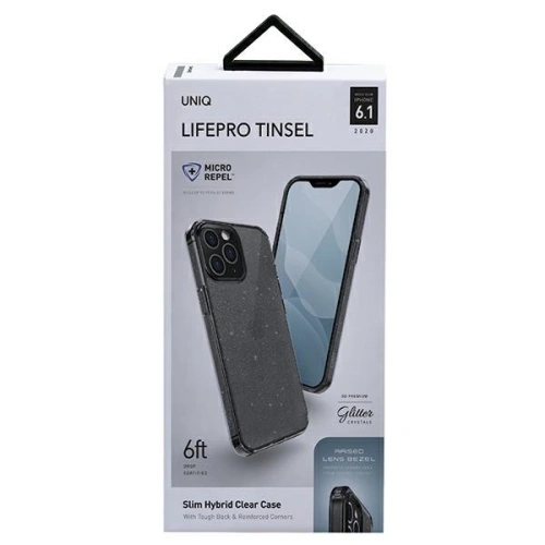 Kup Etui UNIQ LifePro Tinsel Apple iPhone 12/12 Pro negru/vapour smoke - UNIQ276SM - {ean13} - Sklep Home Screen