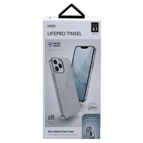 Kup Etui UNIQ LifePro Tinsel Apple iPhone 12/12 Pro průhledné/lucent clear - UNIQ277CL - {ean13} - Sklep Home Screen