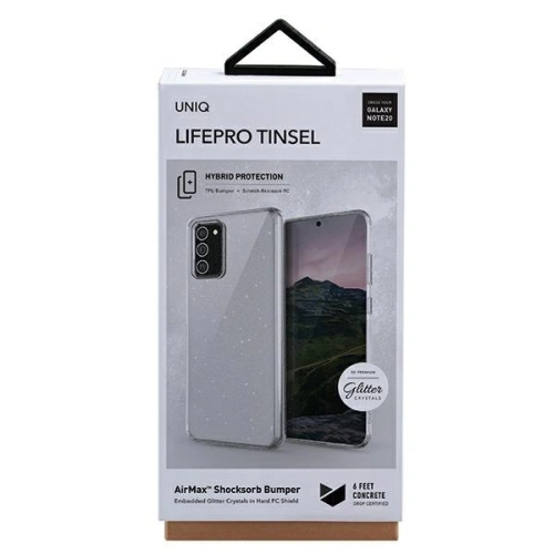 Kup Etui UNIQ LifePro Tinsel Samsung Galaxy Note 20 przezroczysty/lucent clear - UNIQ278CL - {ean13} - Sklep Home Screen