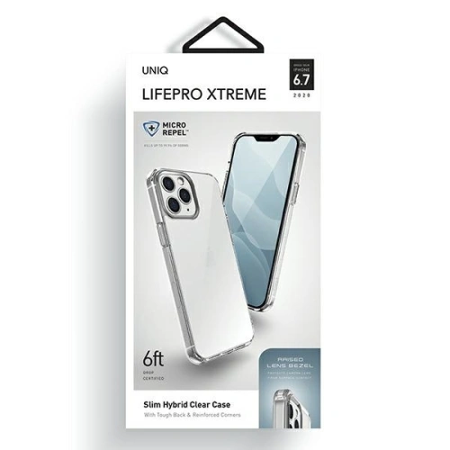 Kup Etui UNIQ LifePro Xtreme Apple iPhone 12 Pro Max průhledný/crystal clear - UNIQ281CL - {ean13} - Sklep Home Screen