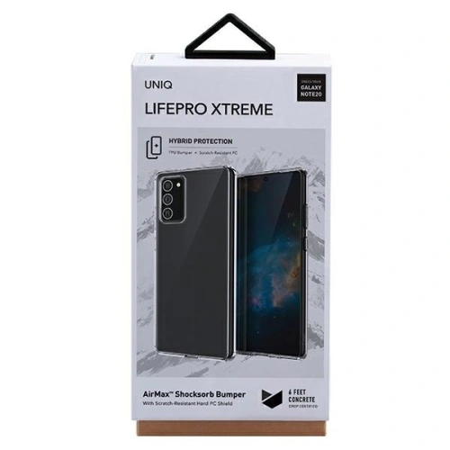 Kup Etui UNIQ LifePro Xtreme Samsung Galaxy Note 20 průhledný/crystal clear - UNIQ283CL - {ean13} - Sklep Home Screen