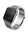 Pásek UNIQ Strova Apple Watch 4/5/6/7/SE/8/9/Ultra 44/45/49mm nerezová ocel stříbrná/sterling silver