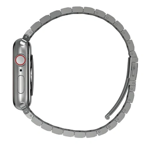 Kup UNIQ Strova Apple Watch 4/5/6/7/SE/8/9/Ultra 44/45/49mm Rozsdamentes Acél ezüst/sterling silver - UNIQ286SLV - {ean13} - Sklep Home Screen