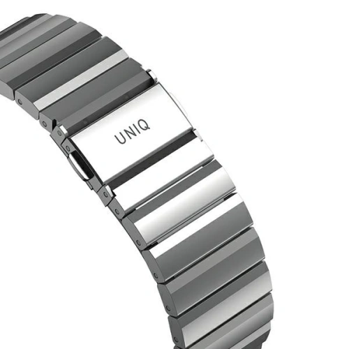 Kup UNIQ Strova Apple Watch 4/5/6/7/SE/8/9/Ultra 44/45/49mm Rozsdamentes Acél ezüst/sterling silver - UNIQ286SLV - {ean13} - Sklep Home Screen
