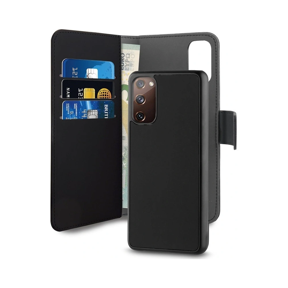 Etui PURO Wallet Detachable 2w1 Samsung Galaxy S20 FE (czarny)