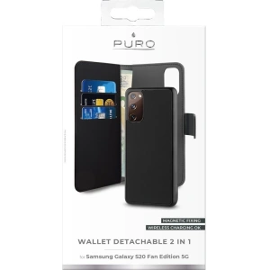 Kup Etui PURO Wallet Detachable 2w1 Samsung Galaxy S20 FE (czarny) - PUR332BLK - {ean13} - Sklep Home Screen