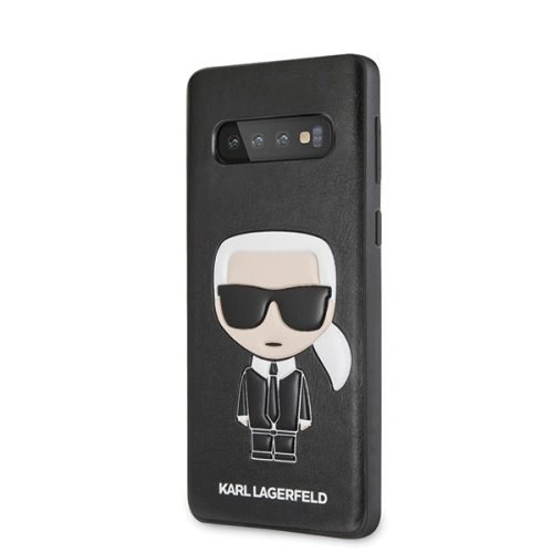 Kup Karl Lagerfeld Samsung Tasche KLHCS10IKPUBK Galaxy S10 hardcase schwarz/schwarz Iconic Karl Embossed - KLD357BLK - {ean13} - Sklep Home Screen