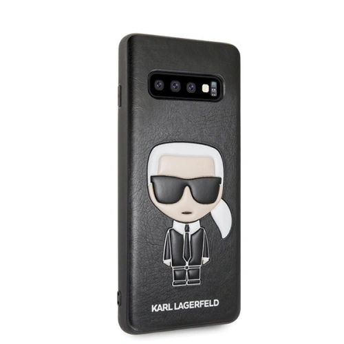 Kup Etui Karl Lagerfeld KLHCS10IKPUBK Samsung Galaxy S10 hardcase černý/black Iconic Karl Embossed - KLD357BLK - {ean13} - Sklep Home Screen