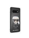 Kup Karl Lagerfeld Samsung Tasche KLHCS10IKPUBK Galaxy S10 hardcase schwarz/schwarz Iconic Karl Embossed - KLD357BLK - {ean13} - Sklep Home Screen