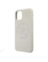 Kup Etui Guess GUHCN61LS4GLG Apple iPhone 11 alb/white hard case Silicon 4G Tone On Tone - GUE659WHT - {ean13} - Sklep Home Screen
