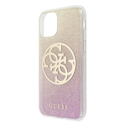 Kup Etui Guess GUHCN61PCUGLPGG Apple iPhone 11 roz-gold/rose aurie hard case Glitter 4G Circle Logo - GUE660RS - {ean13} - Sklep Home Screen