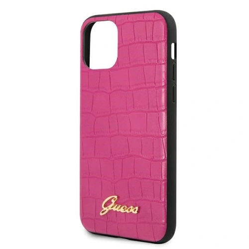 Kup Guess Apple Tasche GUHCN61PCUMLCRPI iPhone 11 rosa/rosa Kroko Kollektion - GUE661PNK - {ean13} - Sklep Home Screen