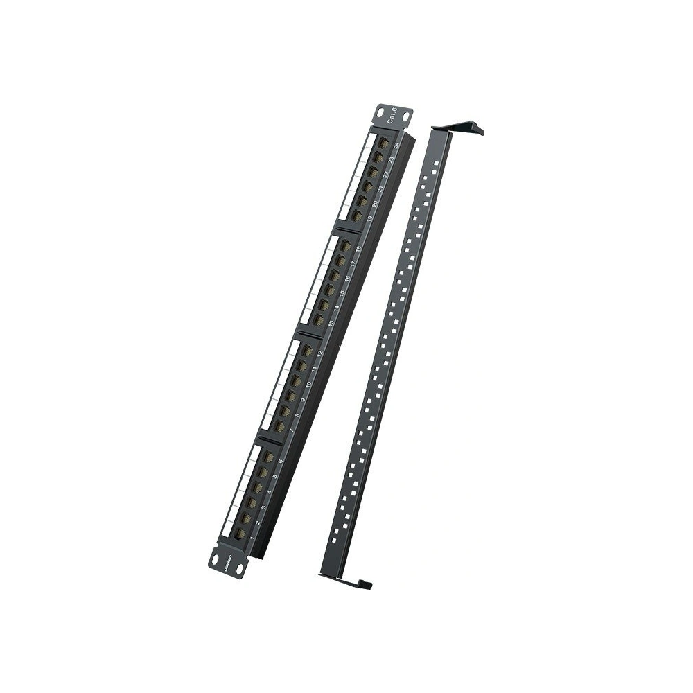 Patch panel/panel krosowy UGREEN NW126 Cat.6, 24-portowy, 19 cali