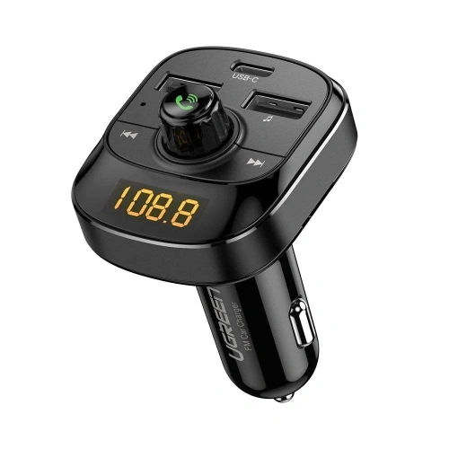 Kup Transmițător FM UGREEN ED040, Bluetooth 5.0, QC 3.0, USB-C PD, microSD - UGR494 - {ean13} - Sklep Home Screen