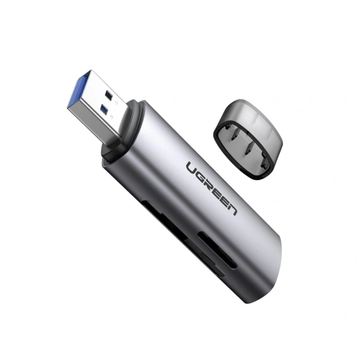 Kup UGREEN CM216 USB 3.0 SD/TF-Adapter (grau) - UGR495GRY - {ean13} - Sklep Home Screen