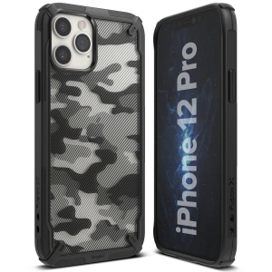 Kup Etui Ringke Fusion-X Design Apple iPhone 12 Pro Max Camo (Moro) Fekete - RGK1264BLK - {ean13} - Sklep Home Screen
