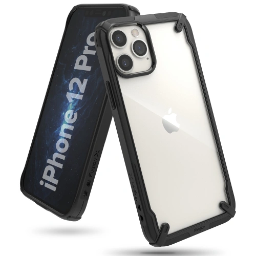 Kup Etui Ringke Fusion-X Apple iPhone 12/12 Pro Negru - RGK1257BLK - {ean13} - Sklep Home Screen