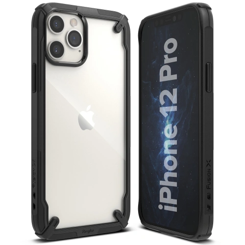 Kup Etui Ringke Fusion-X Apple iPhone 12/12 Pro Black - RGK1257BLK - {ean13} - Sklep Home Screen