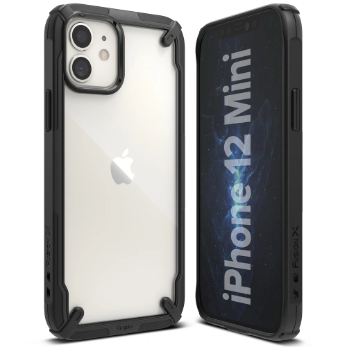 Kup Etui Ringke Fusion-X Apple iPhone 12 mini Negru - RGK1251BLK - {ean13} - Sklep Home Screen
