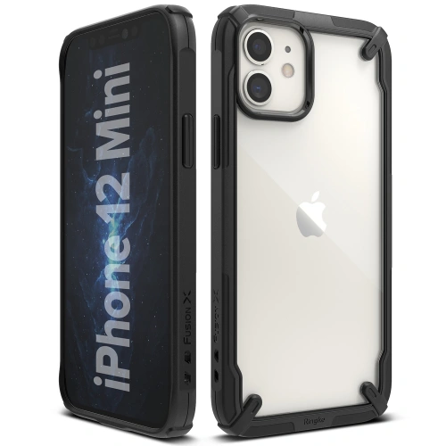Kup Etui Ringke Fusion-X Apple iPhone 12 mini Negru - RGK1251BLK - {ean13} - Sklep Home Screen