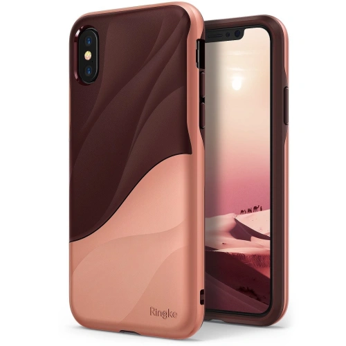 Kup Etui Ringke Wave iPhone XS/X 5.8 Rose Blush - RGK594RSB - {ean13} - Sklep Home Screen