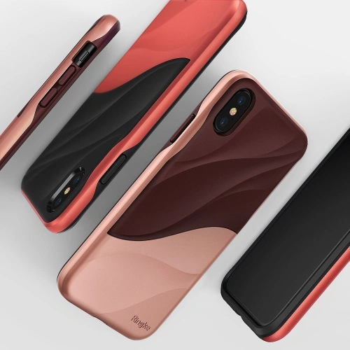 Kup Etui Ringke Wave iPhone XS/X 5.8 Rose Blush - RGK594RSB - {ean13} - Sklep Home Screen