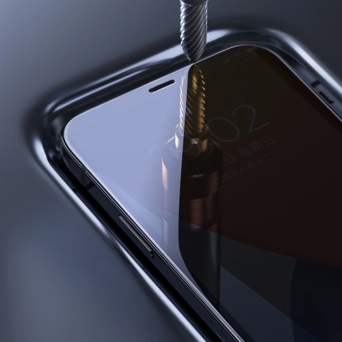 Kup Benks 0.3mm Apple Gehärtetes Glas V-Pro 3D iPhone 12 Pro Max Schwarz - BKS222BLK - {ean13} - Sklep Home Screen