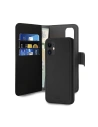Etui PURO Wallet Detasabil 2 în 1 pentru Apple iPhone 12 mini (negru)