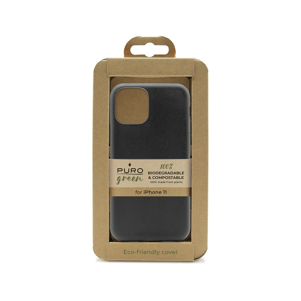 Ekologiczne etui PURO Green Compostable Eco-friendly Cover Apple iPhone 12 mini (czarny)