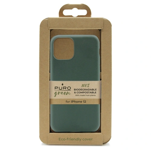 Kup Etui ecologic PURO Green Compostabil Capac Eco-prietenos pentru Apple iPhone 12 mini (verde) - PUR337GRN - {ean13} - Sklep Home Screen