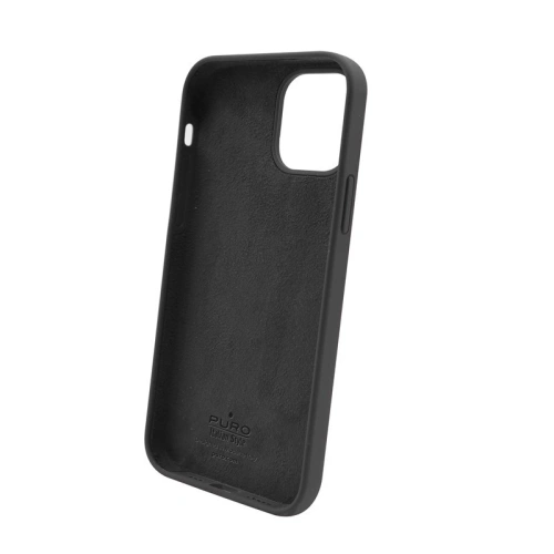 Kup Husa PURO ICON Anti-Microbial pentru Apple iPhone 12 mini (neagră) - PUR340BLK - {ean13} - Sklep Home Screen