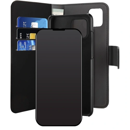 Kup Apple PURO Geldbörse Abnehmbare 2-in-1-Hülle iPhone 12/12 Pro (schwarz) - PUR347BLK - {ean13} - Sklep Home Screen