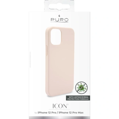 Kup Apple PURO ICON Anti-Mikrobielle Tasche iPhone 12/12 Pro (rosa) - PUR354PNK - {ean13} - Sklep Home Screen