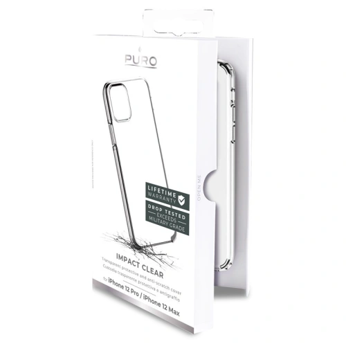 Buy PURO Impact Clear Apple iPhone 12/12 Pro (clear) - PUR355CL - {ean13} - Home Screen Store Europe