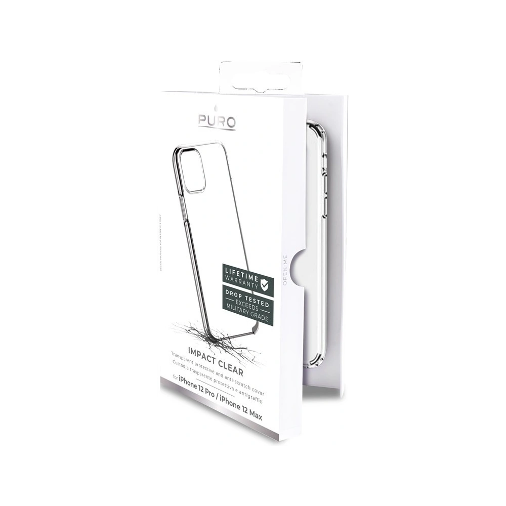 Etui PURO Impact Clear Apple iPhone 12/12 Pro (przezroczysty)