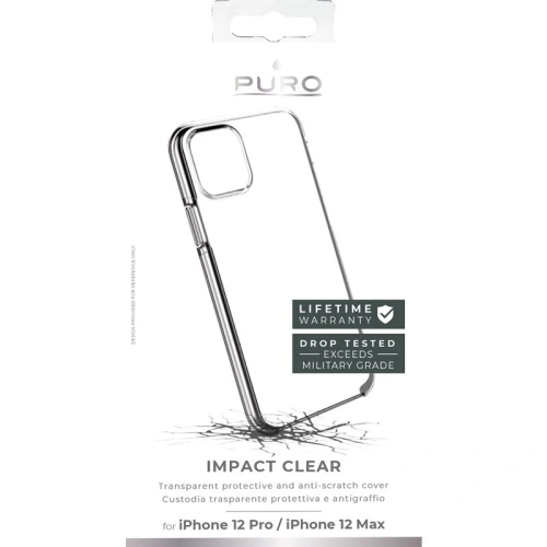 Buy PURO Impact Clear Apple iPhone 12/12 Pro (clear) - PUR355CL - {ean13} - Home Screen Store Europe