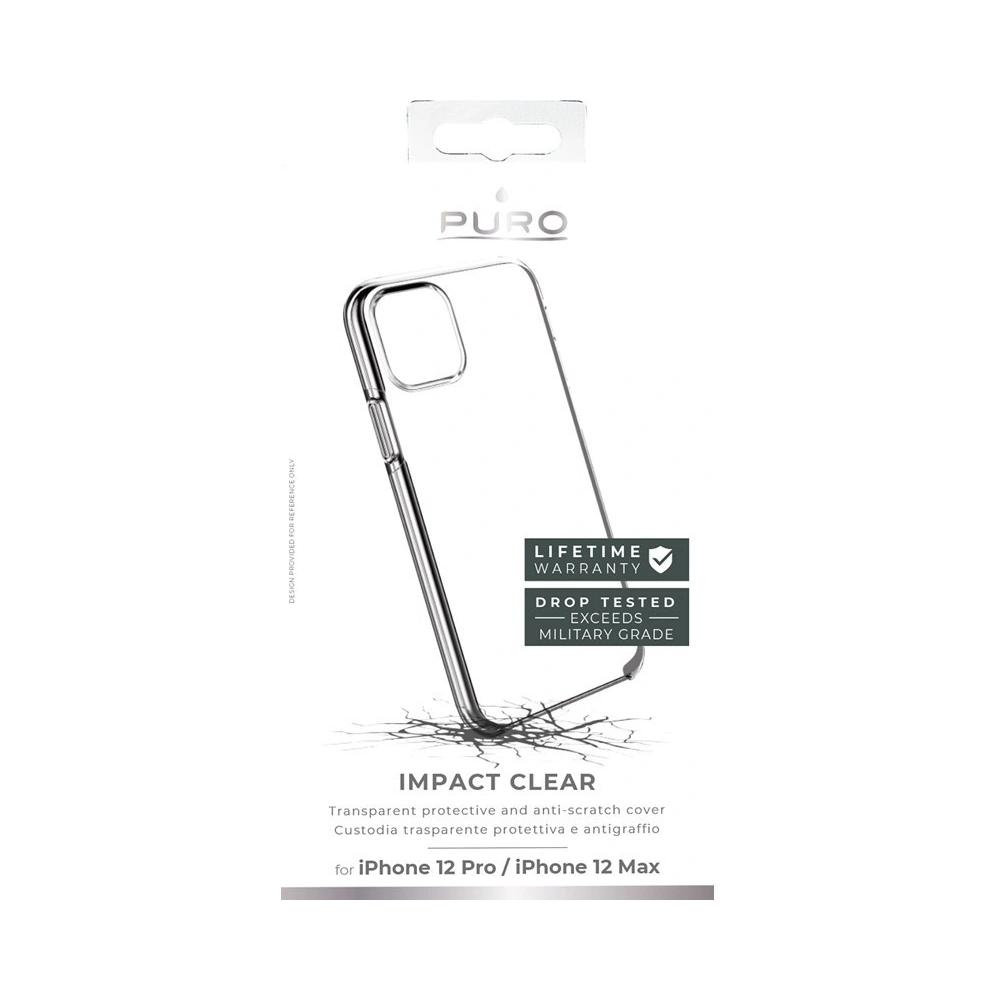 Etui PURO Impact Clear Apple iPhone 12/12 Pro (przezroczysty)