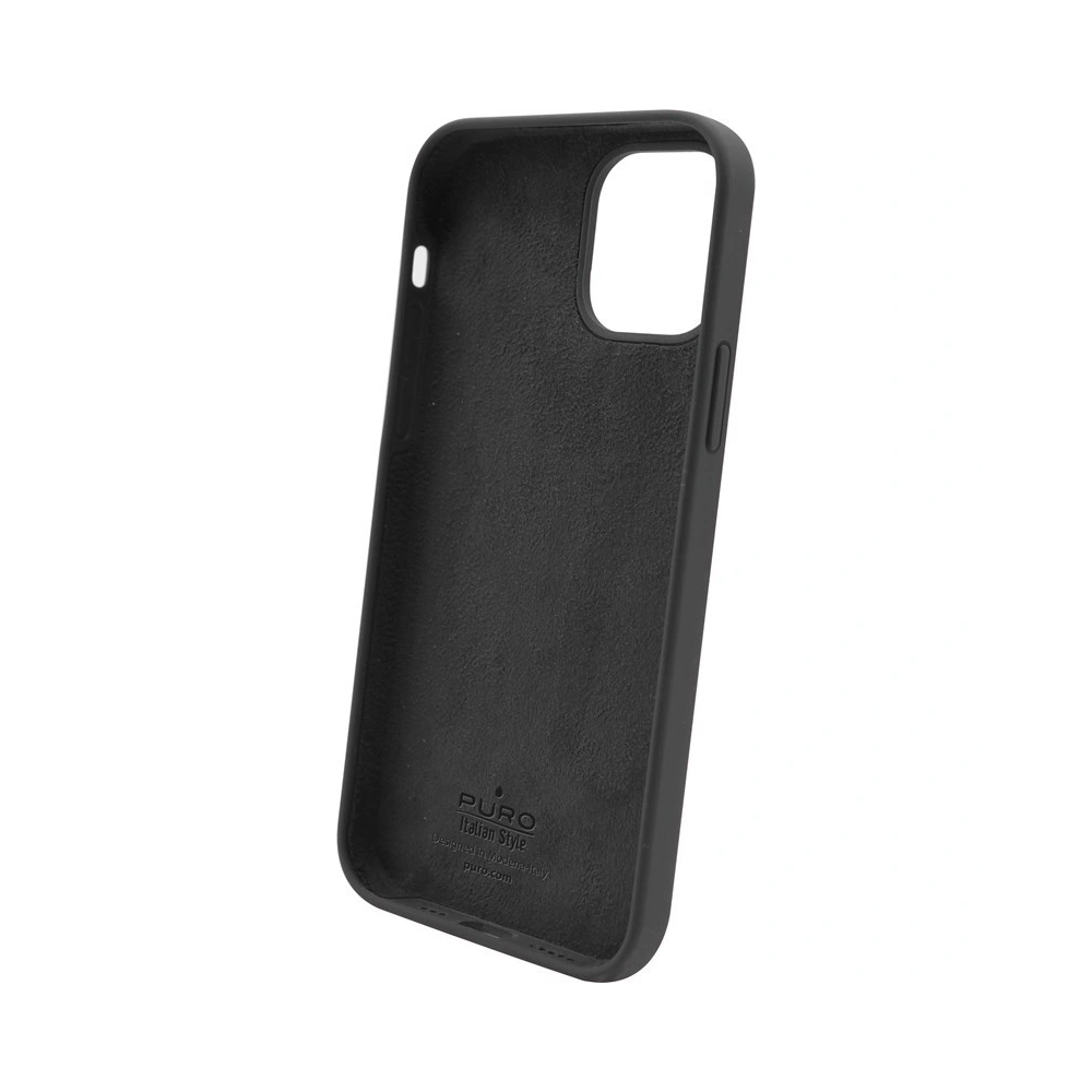 Etui PURO ICON Anti-Microbial Cover Apple iPhone 12 Pro Max (czarny)