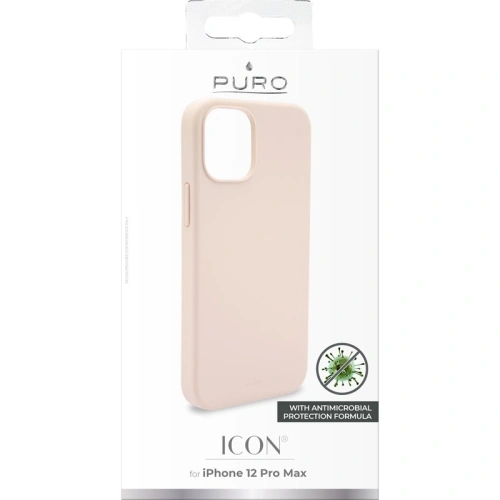 Kup Etui PURO ICON Anti-Microbial Cover Apple iPhone 12 Pro Max (różowy) - PUR361PNK - {ean13} - Sklep Home Screen